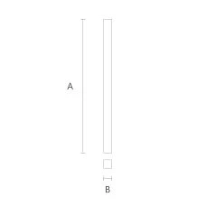 Solid wood staircase detail L-117 drawing