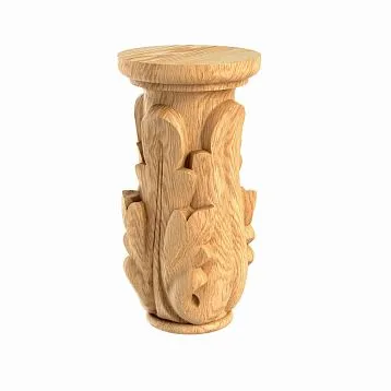 Capital for Column from Solid Beech KL-052
