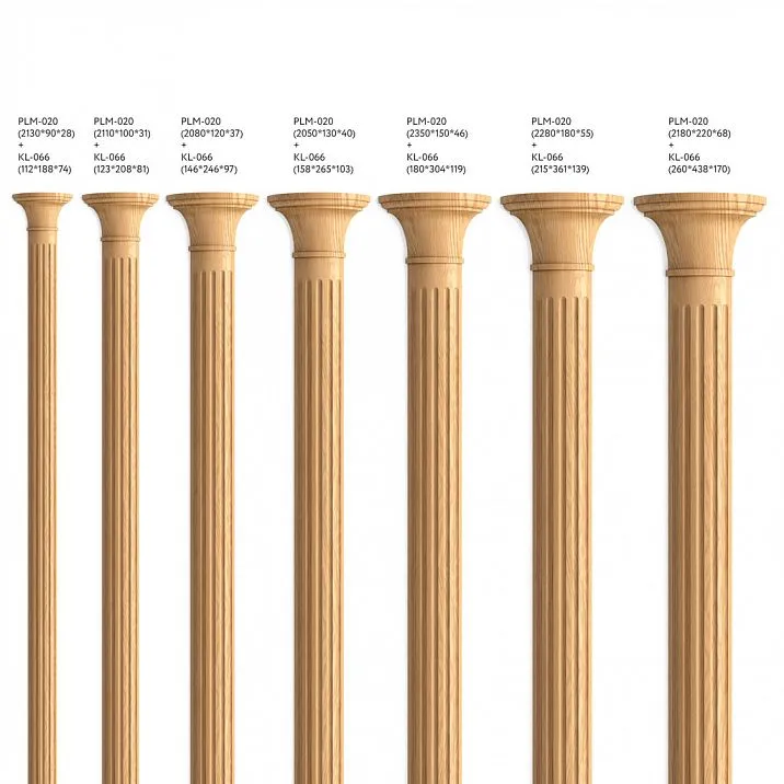 Carved Capital KL-066 - Size Range and Sets with Miter