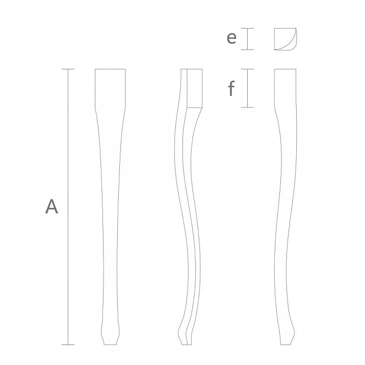 Carved Furniture Legs with Drawings and Photos