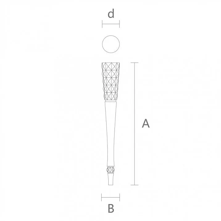 Drawings of carved table legs
