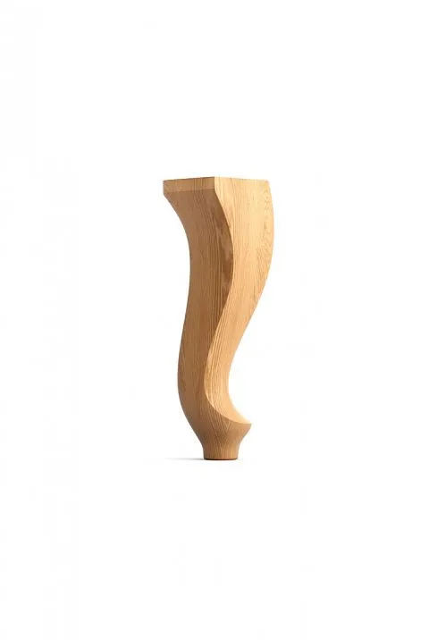 Carved wooden leg in Saint Petersburg