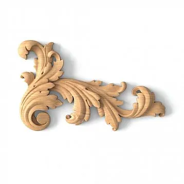 Wooden inlay for decorating doors, walls, ceilings, or furniture