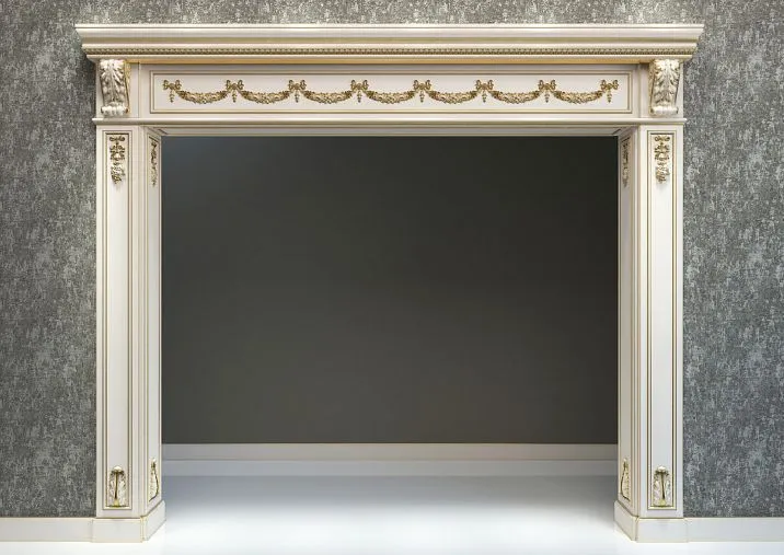 Carved Wooden Insert N-017 in interior photo