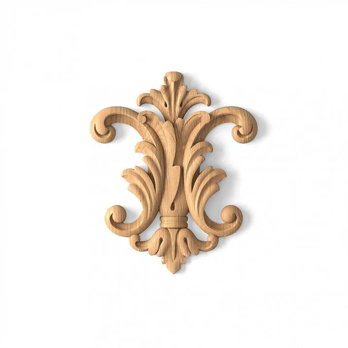 Wooden overlay N-094 with rhythmic pattern