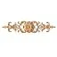 Wooden decor N-106 (A=400 B=90 C=10 mm) (Ash, Prestige)