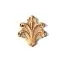 Wooden decoration N-108 (A=85 B=91 C=13 mm) (Oak, Prestige)