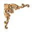 Wooden decoration N-133.1 (A=160 B=160 C=14 L=210 mm) (Oak, Prestige)