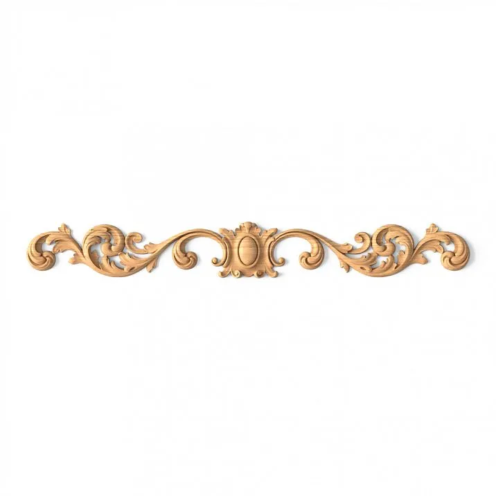 Carved overlay N-170.1 made of beech for furniture
