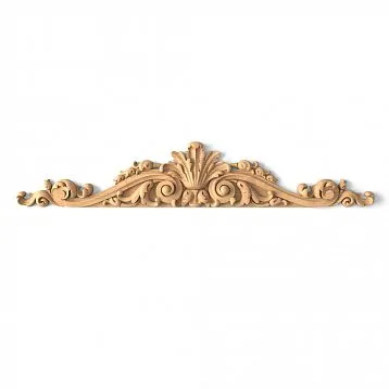 Unique carved wooden appliqu&eacute; N-217, crafted in traditions of Russian folk art