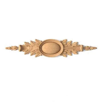 Wooden Insert N-223 with Carved Ornament
