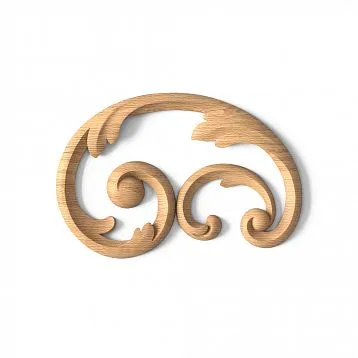 Wooden decorative element N-292L with pattern