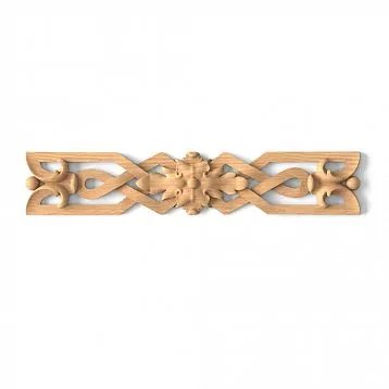 Wood carving with floral pattern &mdash; carved wooden insert N-333 for walls and ceilings