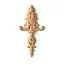 Wooden Decor N-371 (A=163 B=80 C=13 mm) (Oak, Prestige)