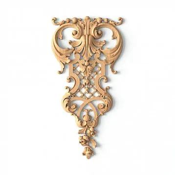 Wooden decor N-414 with wood carving, decor