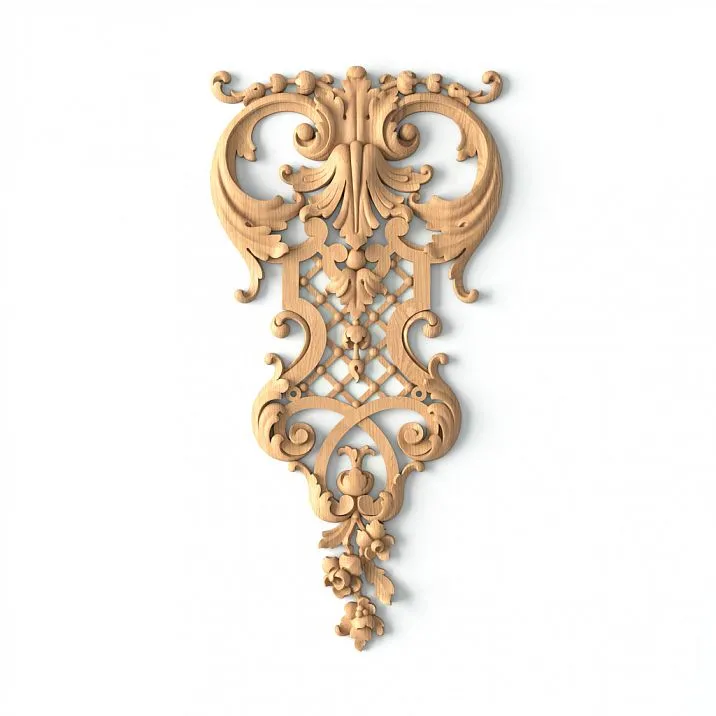 Wooden decor N-414 with wood carving, decor