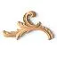 Wooden decor N-461L (A=195 B=112 C=13 mm) (Beech, Prestige)