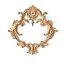 Wooden decoration N-462.1 (A=330 B=330 C=14 mm) (Oak, Prestige)
