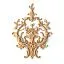 Wooden decor N-464 (A=300 B=420 C=15 mm) (Beech, Prestige)