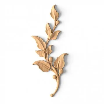 Carved wooden inlay N-472R for decorating facades, furniture, walls, ceilings, doors