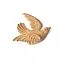 Wooden decor N-476L (A=115 B=95 C=17 mm) (Beech, Prestige)