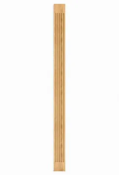 Carved pilaster PLM-018 made of oak for interior