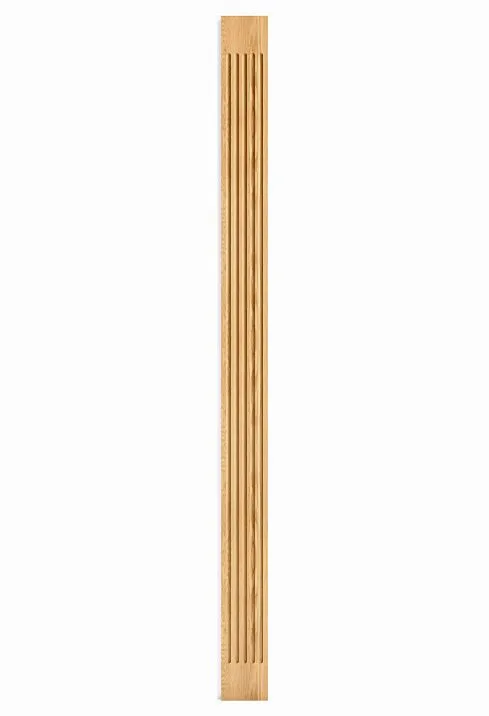 Carved pilaster PLM-018 made of oak for interior