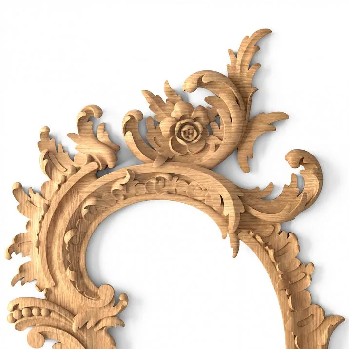Detailed View of Carved Frame RM-016