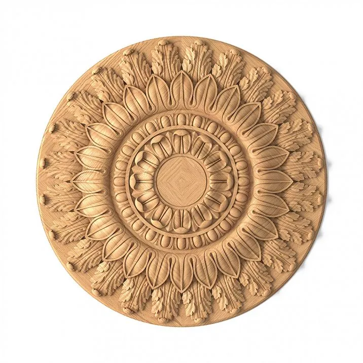 Exclusive Interior Decor Carved Rosette R-022