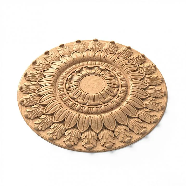 Architectural Element Carved Rosette for Interior
