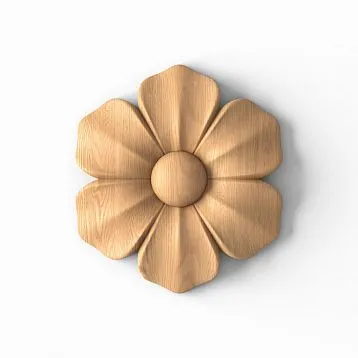 Carved Rosette R-036 on Furniture Facade
