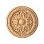 Wooden Ceiling Rosette R-049.1 (A=350 B=350 C=43 mm) (Beech, Prestige)