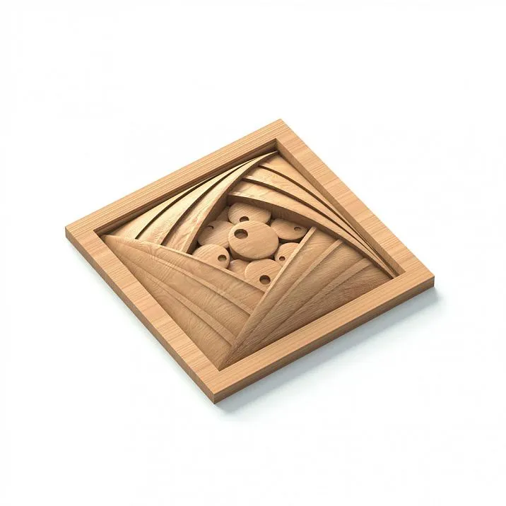 Architectural Element &mdash; Carved Rose for Interior