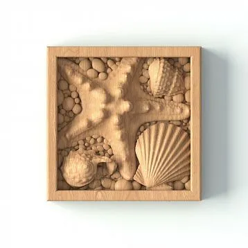Decorative Interior Rose with Maritime Style Pattern R-083