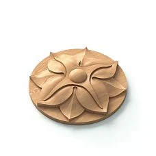 Refined Carved Socket R-004 from Beech