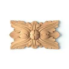 Carved Rosette R-031 from Natural Oak