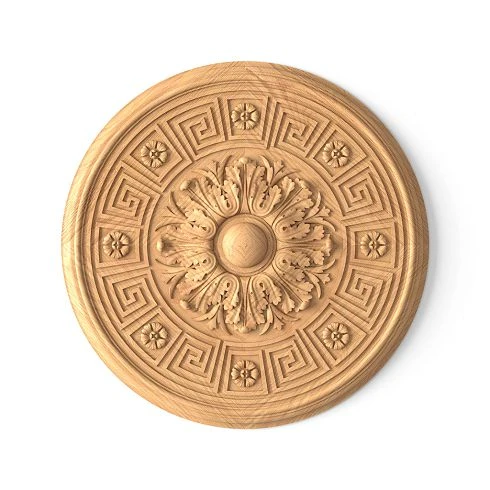 Wooden ceiling rosette R-050