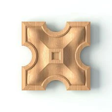 Carved Rosette R-065 on Door Panel