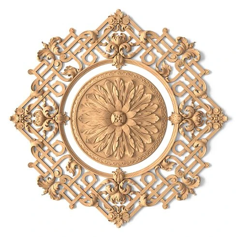 Wooden Ceiling Rosette R-071