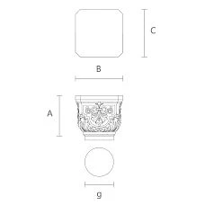 Carved Capital IKN-022 &mdash; drawing