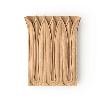 Wooden capital KL-007