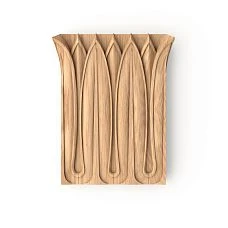 Carved Capital KL-007 from Solid Oak