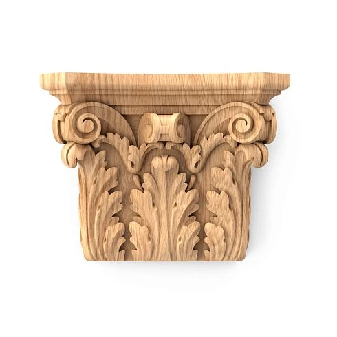 Wooden capital KL-013.1