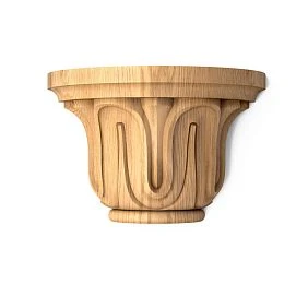 Wooden capital KL-026