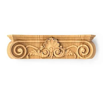 Wooden capital KL-033