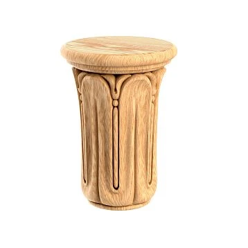 Wooden newel KL-049