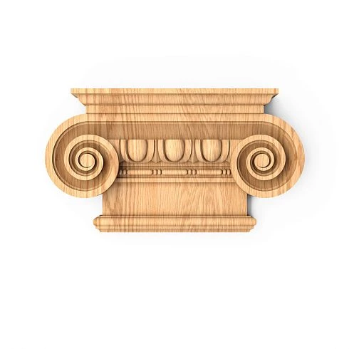 Wooden capital KL-060