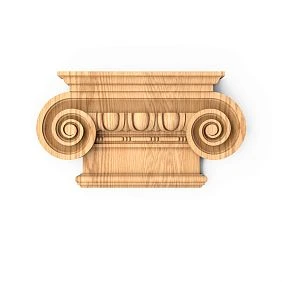 Wooden capital KL-060
