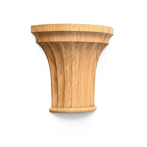 Wooden capital KL-062