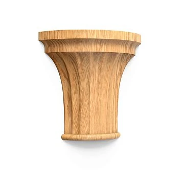 Wooden capital KL-062